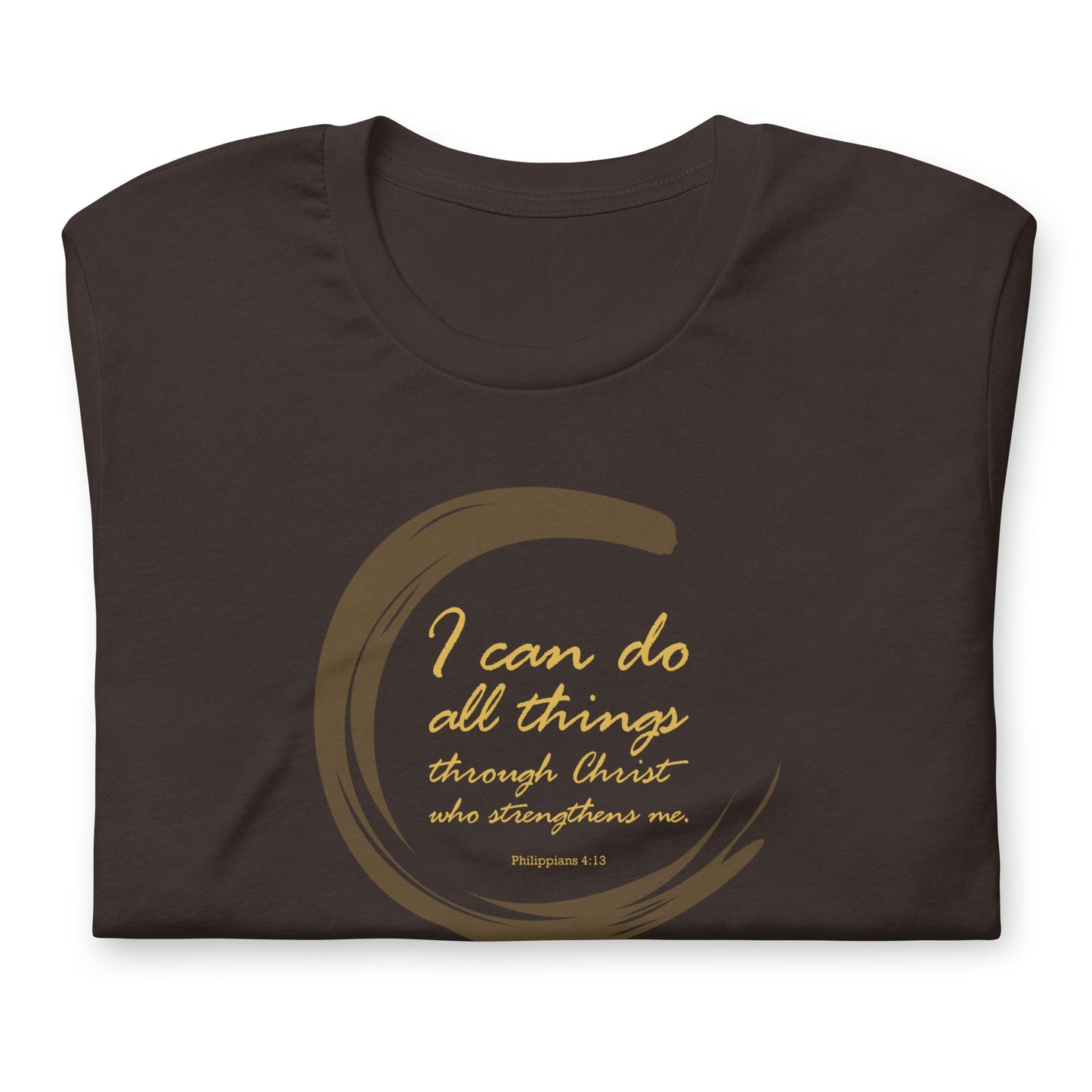 Philippians 4:13 T-Shirt | I can do all things through Christ who strengthens me | Bible Verse T-Shirt