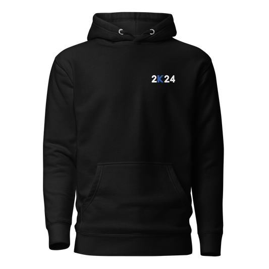 2K24 - Kamala Harris 2024 Hoodie  |  Kamala Hoodie |  Unisex Embroidered 2K24 Hoodie