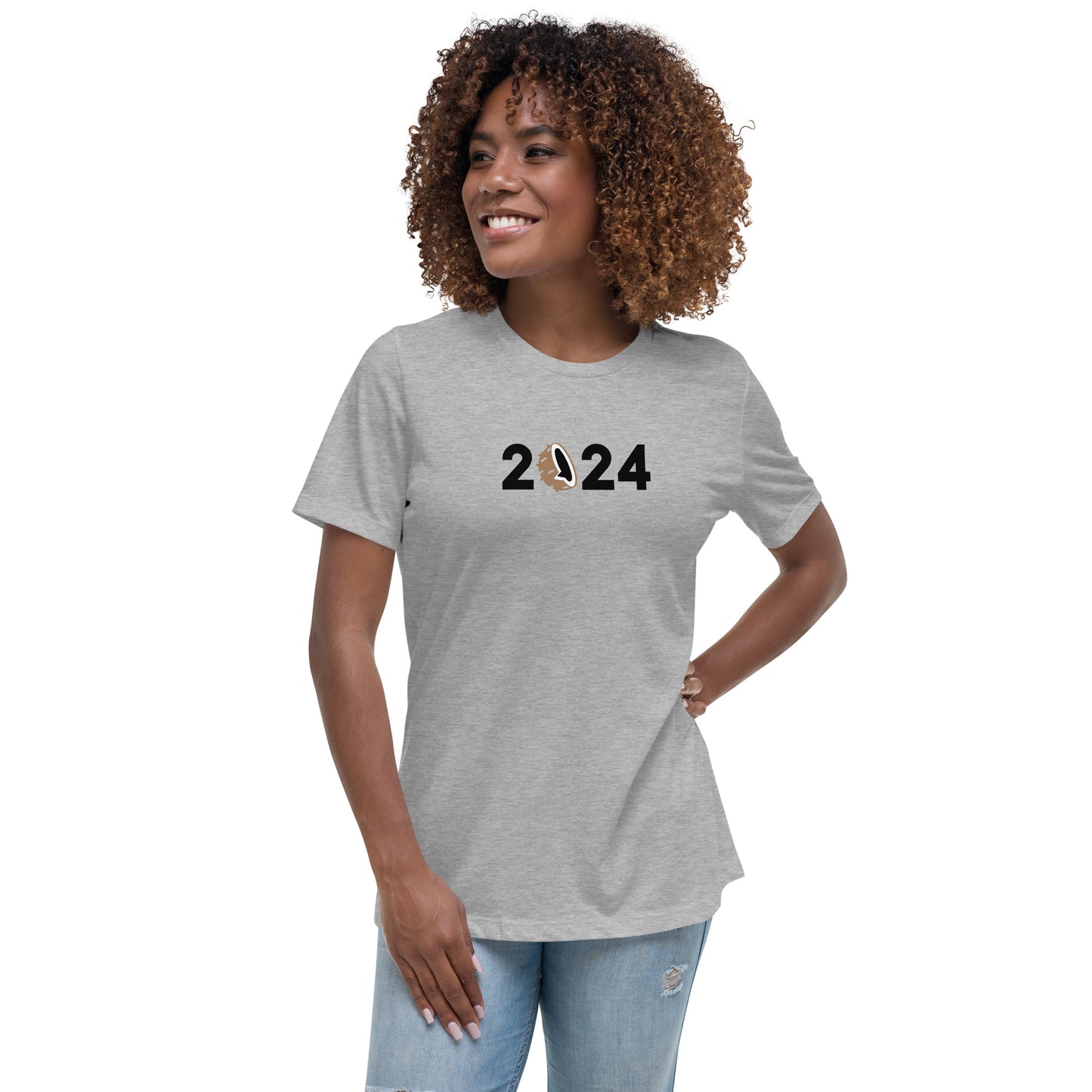 Kamala Coconut 2024 - Women's Relaxed T-Shirt - Kamala Harris 2024 Shirt - Coconut 2024  |  Light