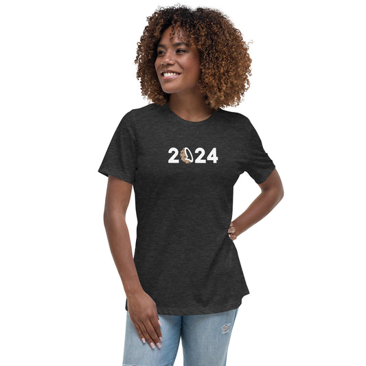 Kamala Coconut 2024 - Women's Relaxed T-Shirt - Kamala Harris 2024 Shirt - Coconut 2024