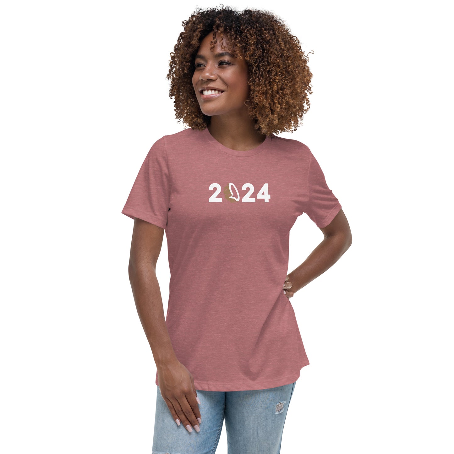 Kamala Coconut 2024 - Women's Relaxed T-Shirt - Kamala Harris 2024 Shirt - Coconut 2024