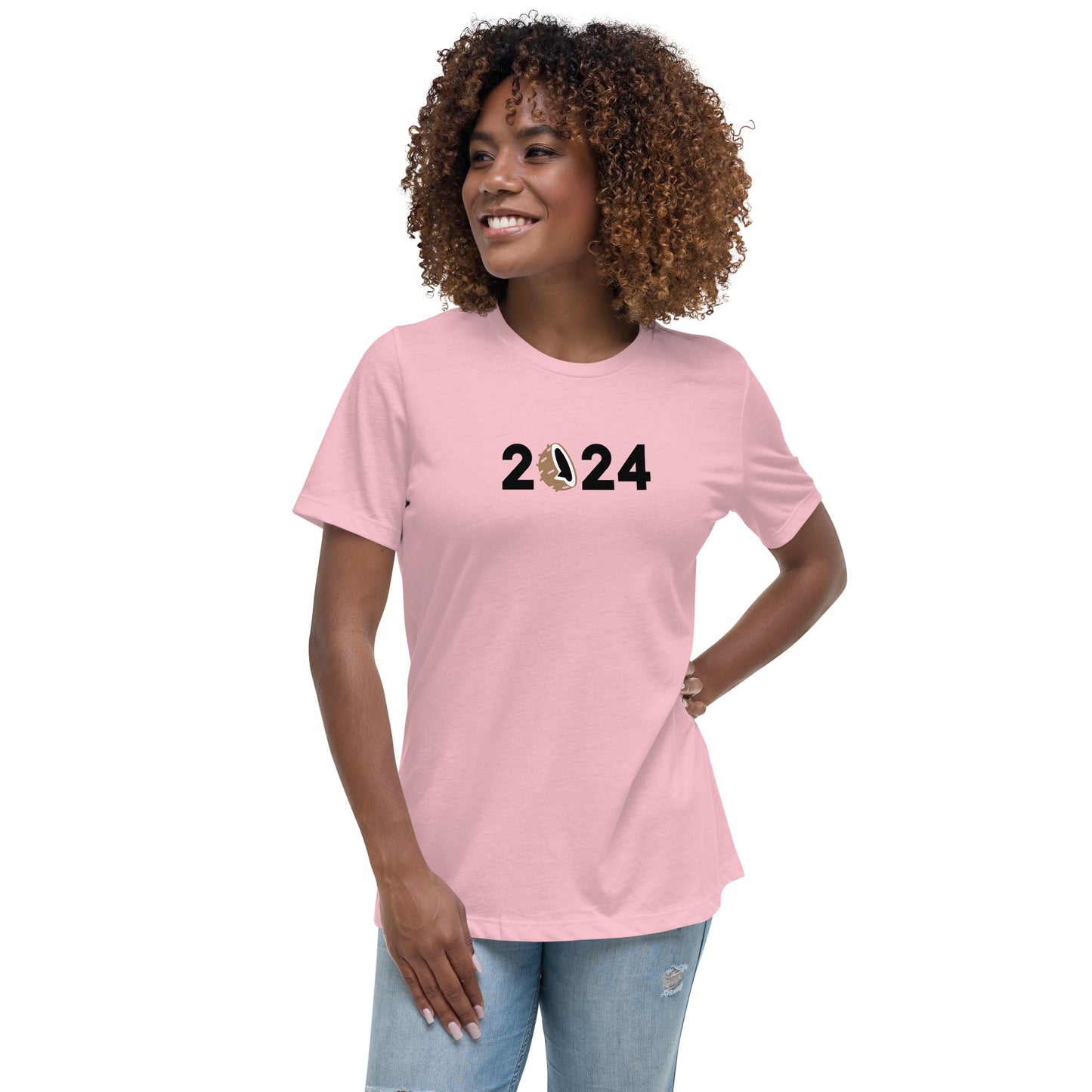 Kamala Coconut 2024 - Women's Relaxed T-Shirt - Kamala Harris 2024 Shirt - Coconut 2024  |  Light