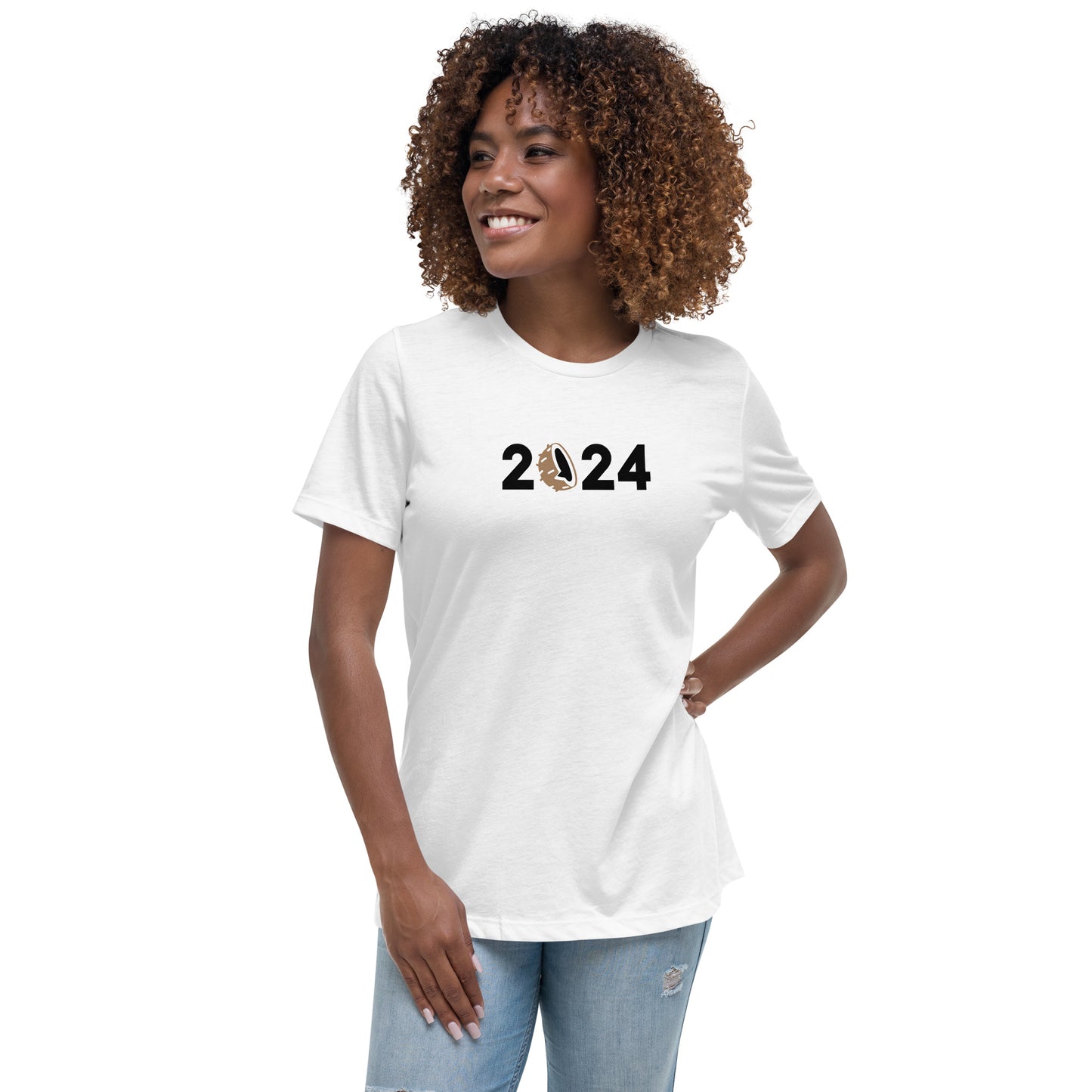 Kamala Coconut 2024 - Women's Relaxed T-Shirt - Kamala Harris 2024 Shirt - Coconut 2024  |  Light